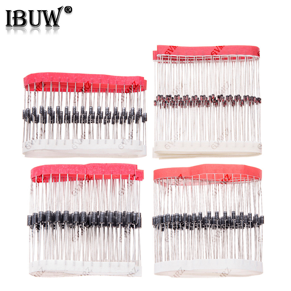 1N Series Rectifier/Schottky Diode 1N5359B 1N60 1N914 Assortment Encapsulated Diode 1N4007 45mil 1N4