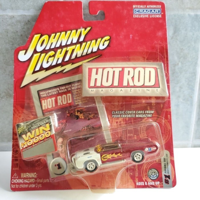 Johnny Lightning Johnny Lightning fireball500 Iron Bottom Full Salary ยังไม่ได้เปิดโมเดลรถรุ่นลิมิเต