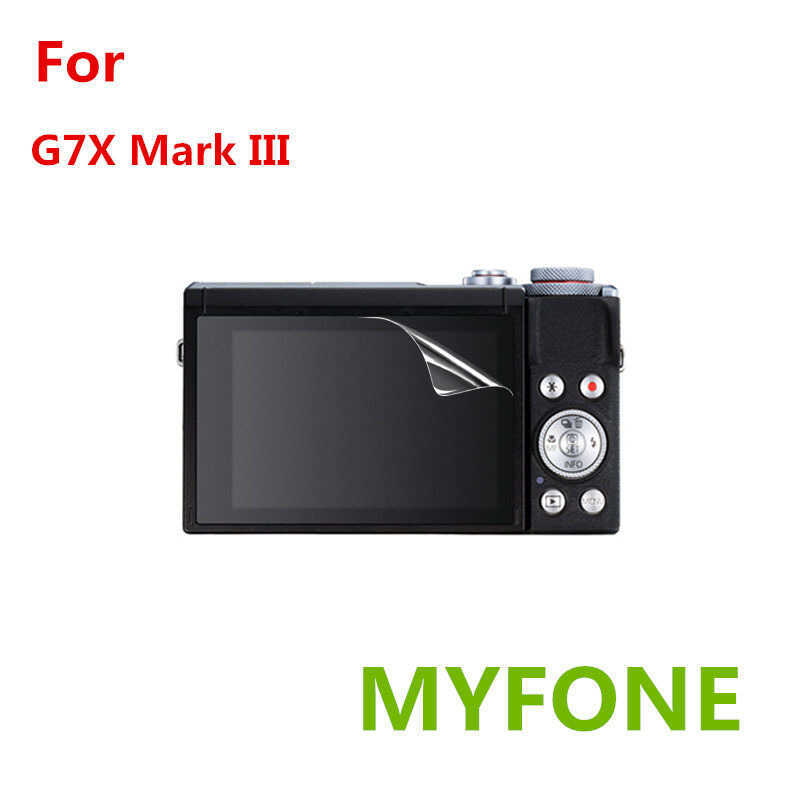 เหมาะสําหรับ Canon/Canon G7X Mark 3 ฟิล์มกันรอยกล้องฟิล์มป้องกัน G7X3 ฟิล์มนิรภัย