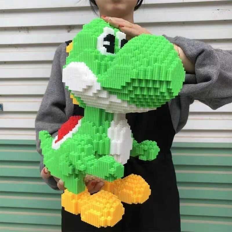 Animal Dinosaur Game Character Building Blocks Small Particle Bricks Children's Assembled Building