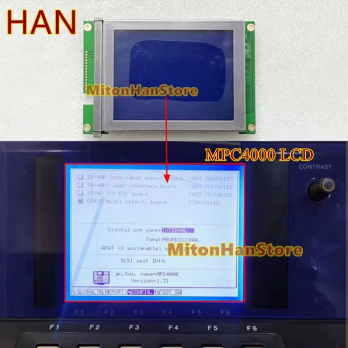 New For AKAI MPC4000  LCD Display Screen  (100% Test Before Shipment)