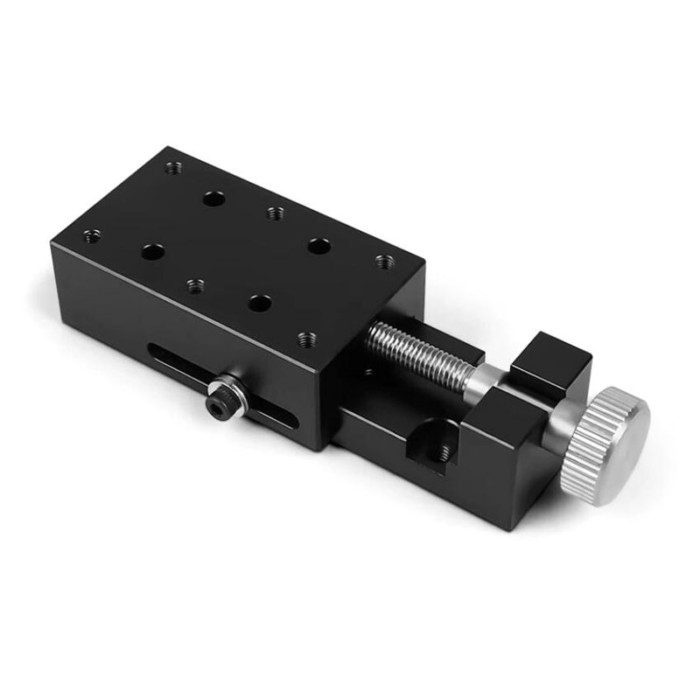 XAxis Lead Screw Linear Stage HHL0130 SideAdjustment Clamp Manual Sliding Motion Work Stage