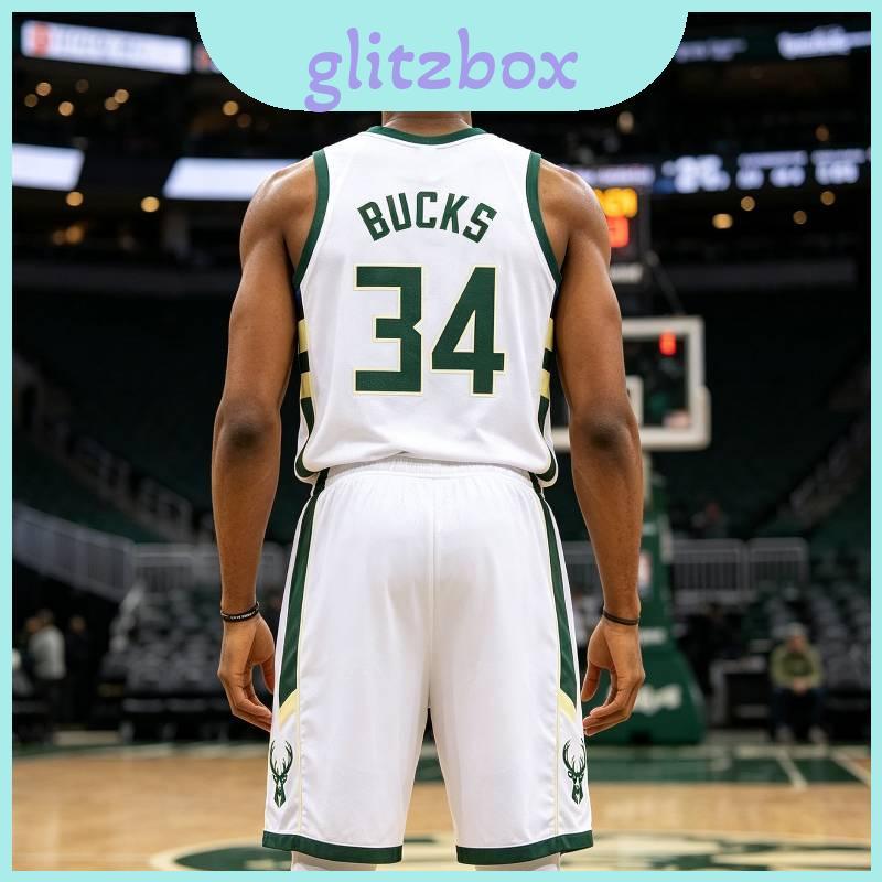 Basketball Giannis Antetokounmpo Uniform สําหรับผู้ใหญ่ชุดกีฬาพร้อม Moisture Wicking Breathable และ 