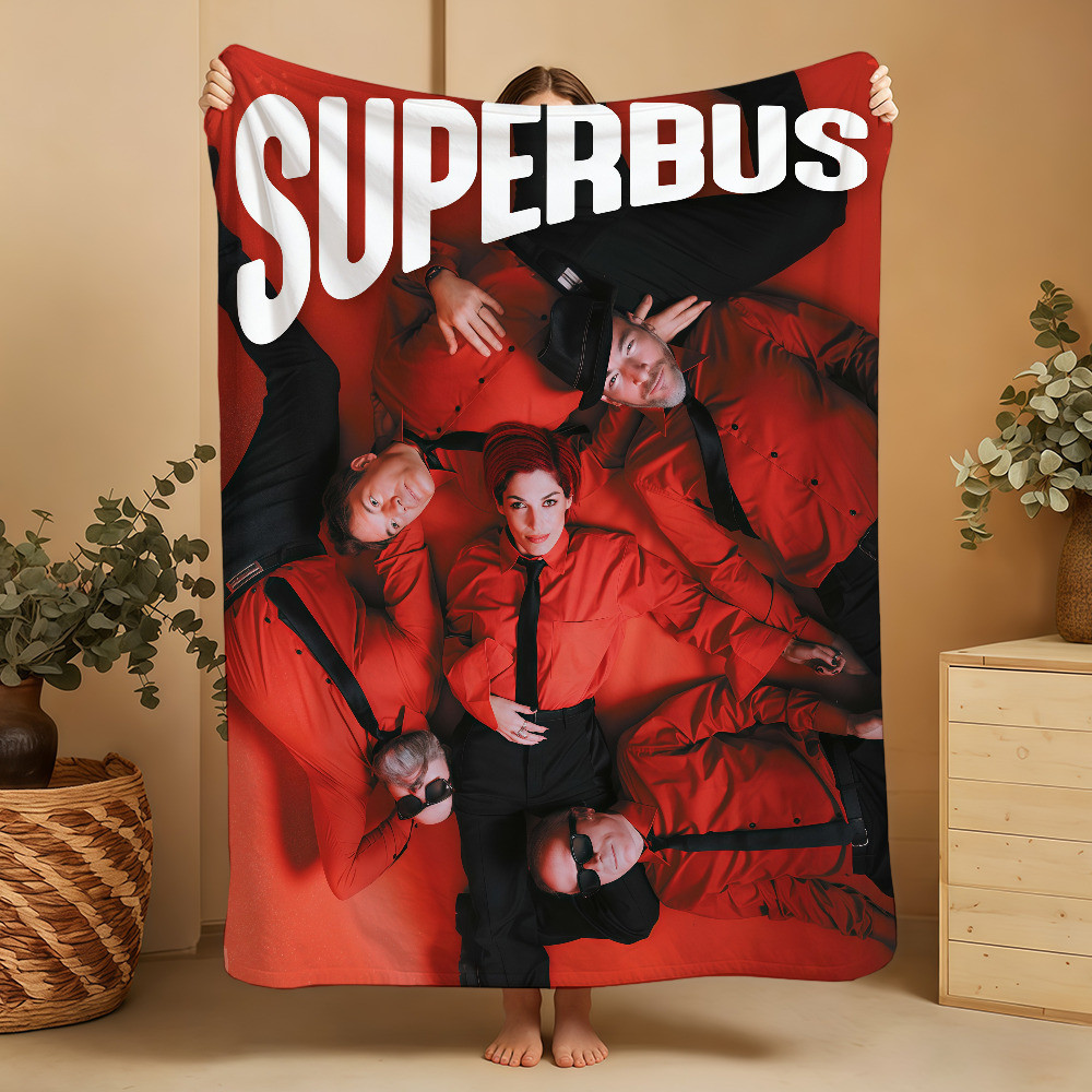 S-Superbus OK KO ผ้าห่มโยน Super Cosy ตุ๊กตาห้องนั่งเล่นโซฟาโซฟา Childish ของขวัญวันเกิด