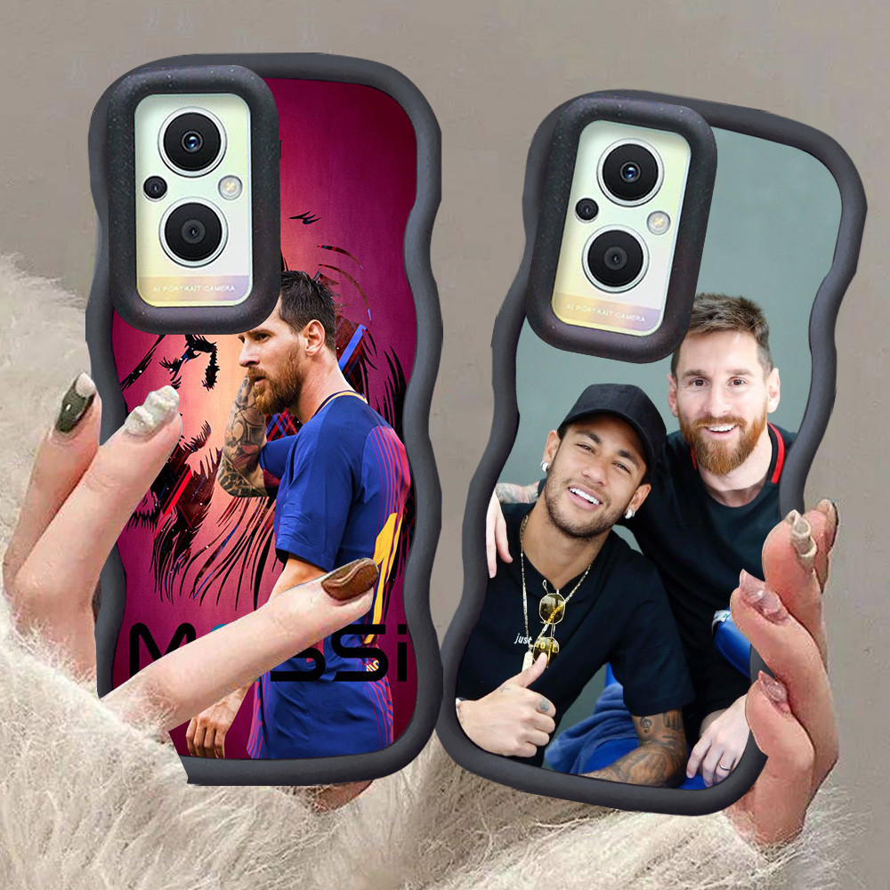 MERAH A-20 Messi 10 เคสสําหรับ OPPO Reno 8Z 8 7Z 7 Lite 5G สีดําสีแดงสีชมพูกรณี