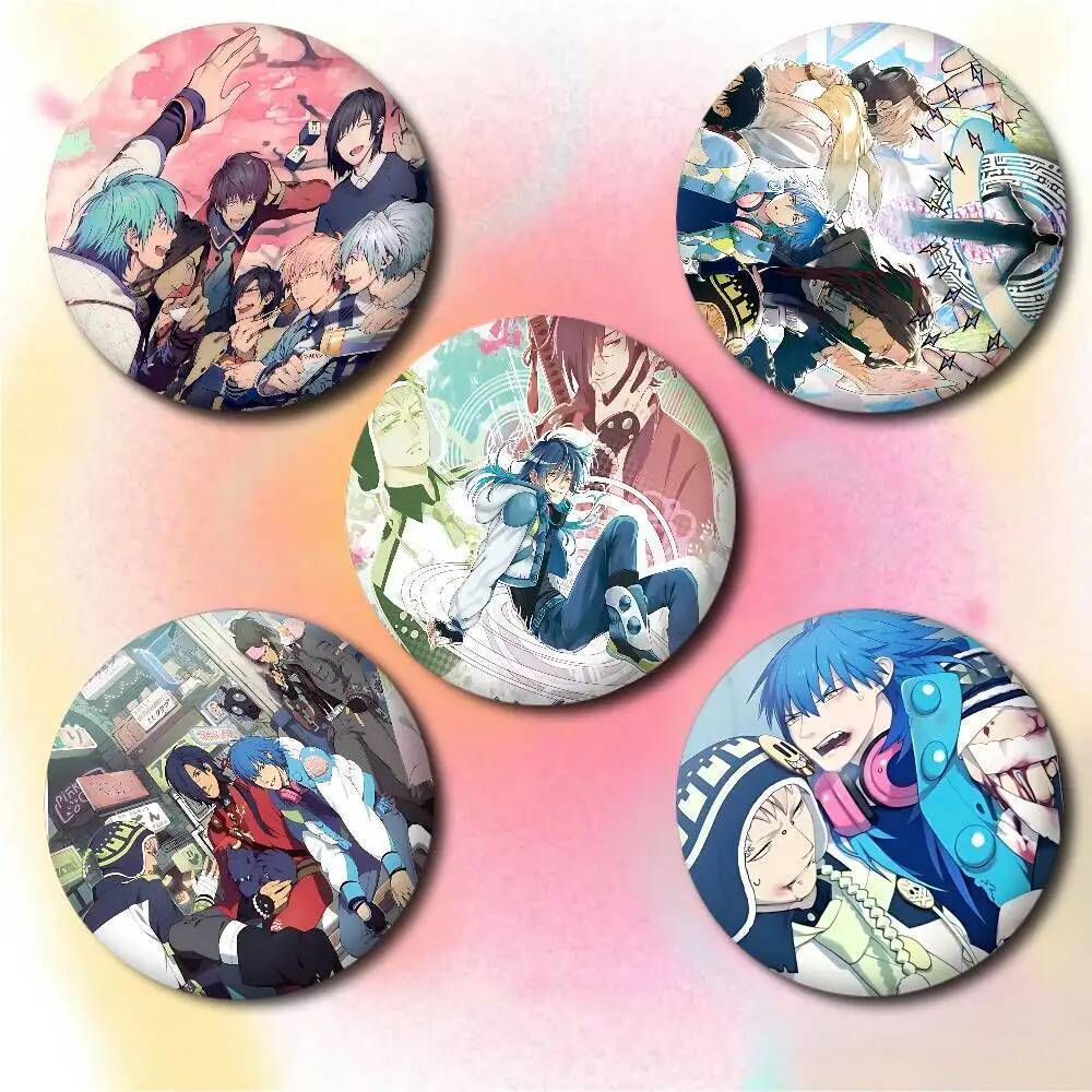 เกม D-DRAMAtical Murder Creative Tinplate Buttons สัญลักษณ์สัตว์สำหรับกระเป๋าเป้