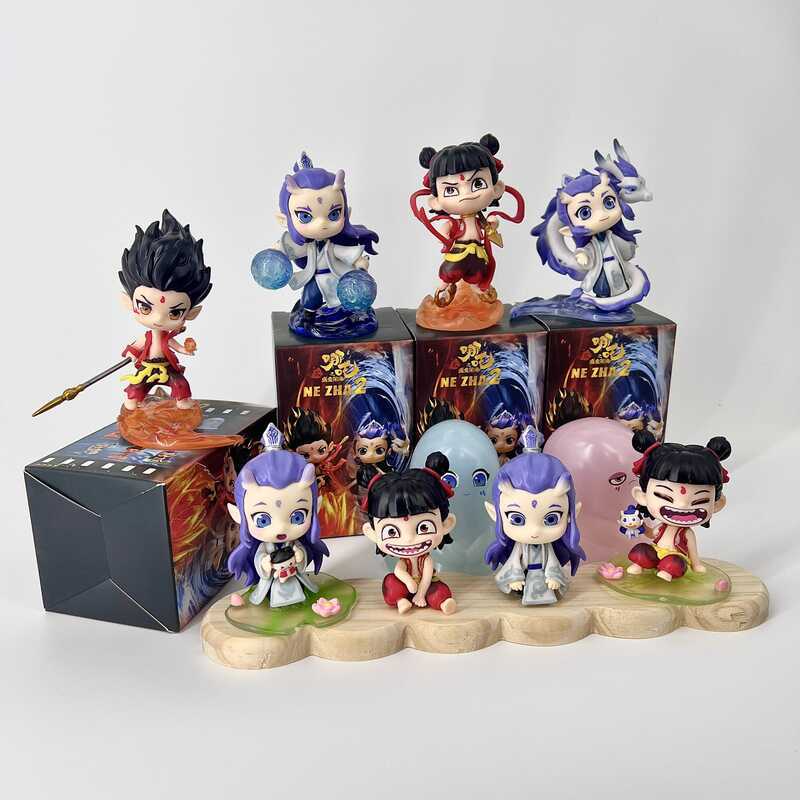 Nezha Ao Bing Figure-Made Mystery Box Doll สินค้าส่งเด็กชายเพื่อนร่วมชั้นของเล่นเด็กเครื่องประดับ