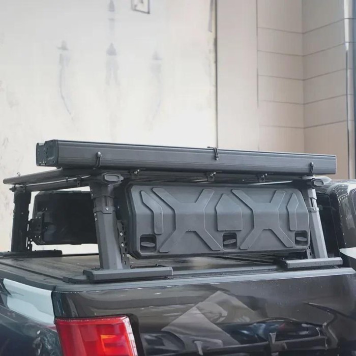 Roof Top Water Tank Aluminum 4X4 Offroad Car Accessories Roof Water Storage Tank With Awning Tent S