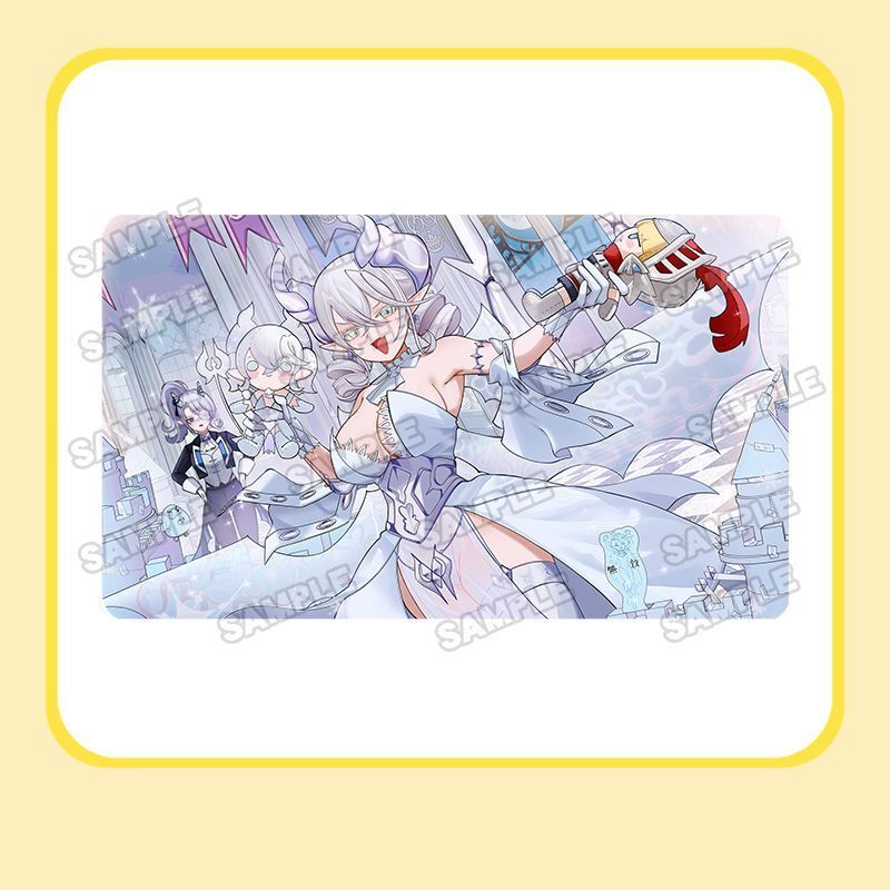 Yu-Gi-Oh Card Mat ตารางแผ่นรองเม้าส์ Labyrinth City Rabbi Lins diy Merchanded Silver Princess