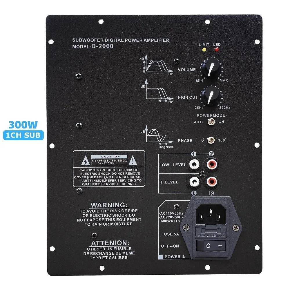 ใหม่ 110V 220V 300W 150W Heavy Subwoofer Digital Power Amplifier Board Active Power Amplifier Board 