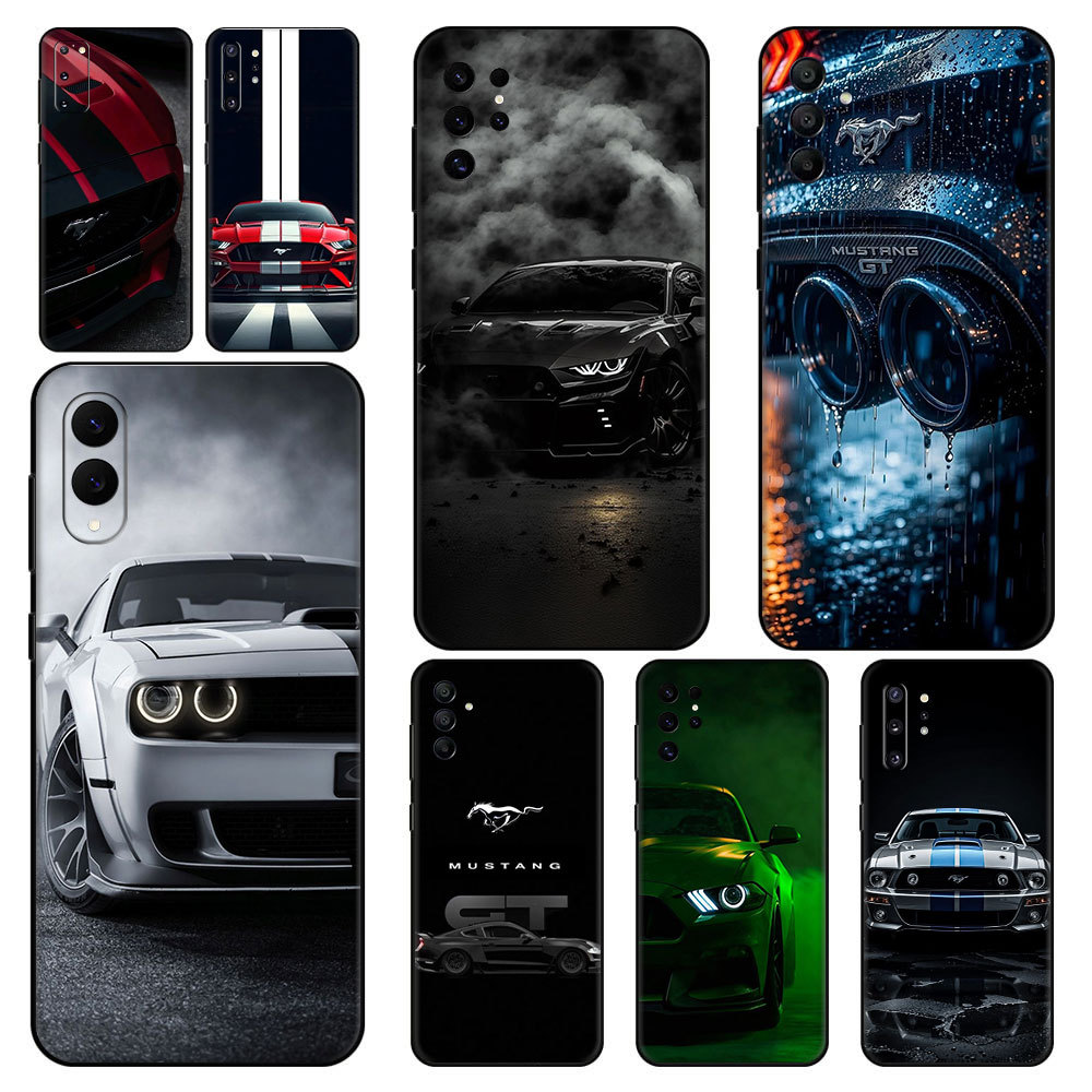 Dodge Mustang Challenger Cool Sports Car ^TZ-3 สําหรับ Samsung A6 Plus A7 A8 A9 A02 M02 A10S A11 A12