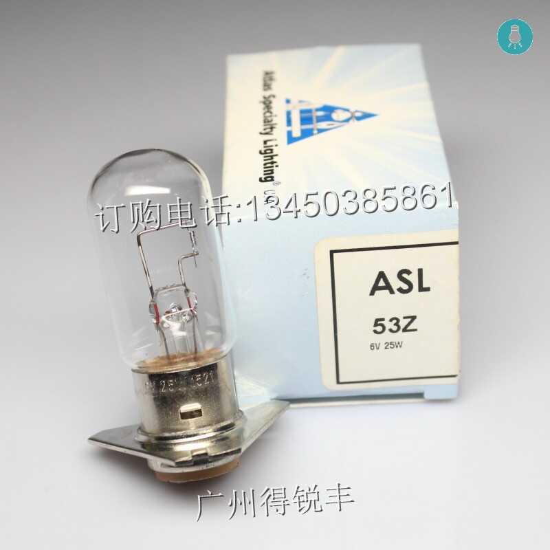 ZEISS หลอดไฟไมโครสโคปแบบสลิตแลมป์ รุ่น 39-01-53, 6V25W ASL 53Z 39-01-53,