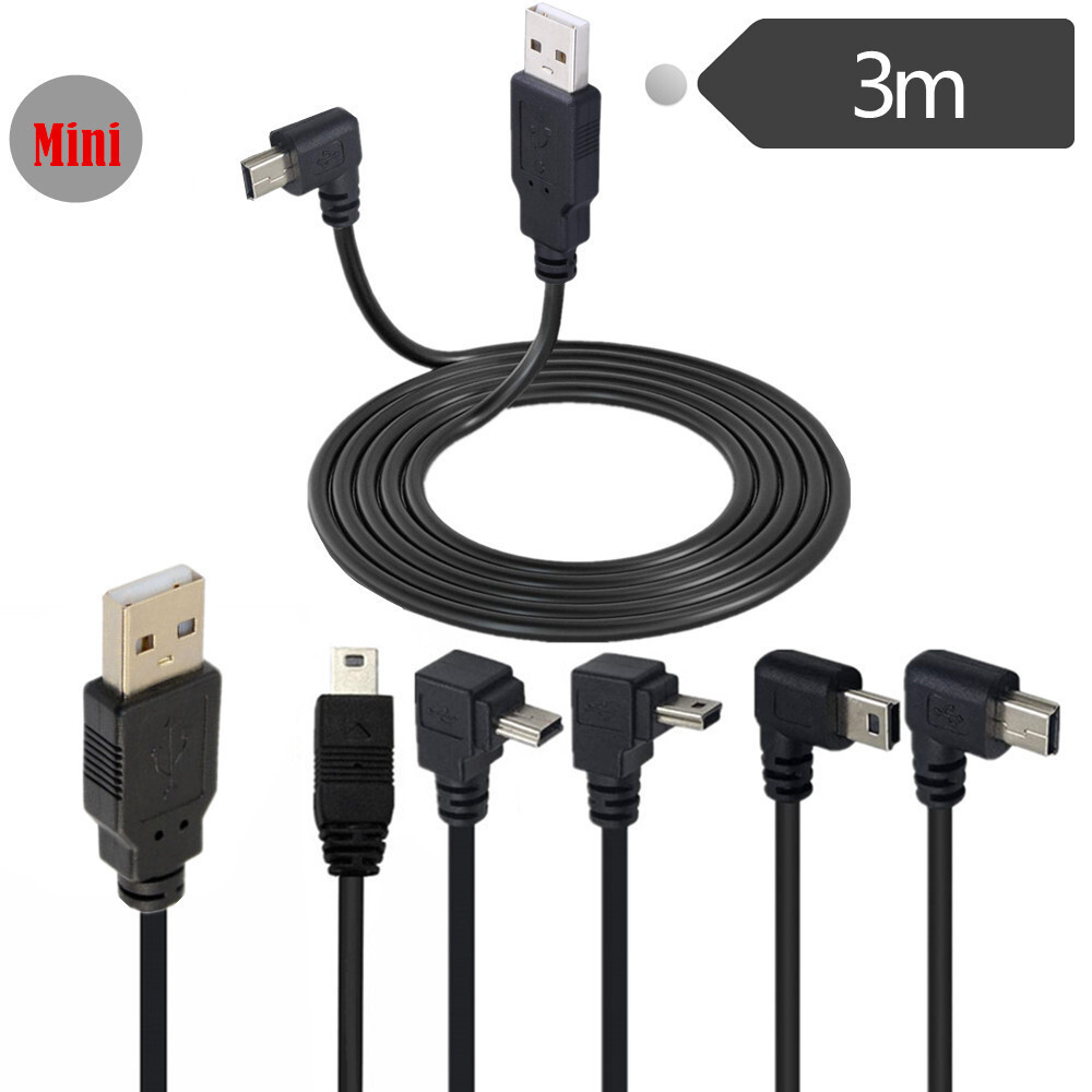 USB2.0 Hard Digital Camera สายเคเบิลข้อมูลโทรศัพท์มือถือพอร์ตรูปตัว T AM-Mini 5P Up Down ซ้ายขวา Ben