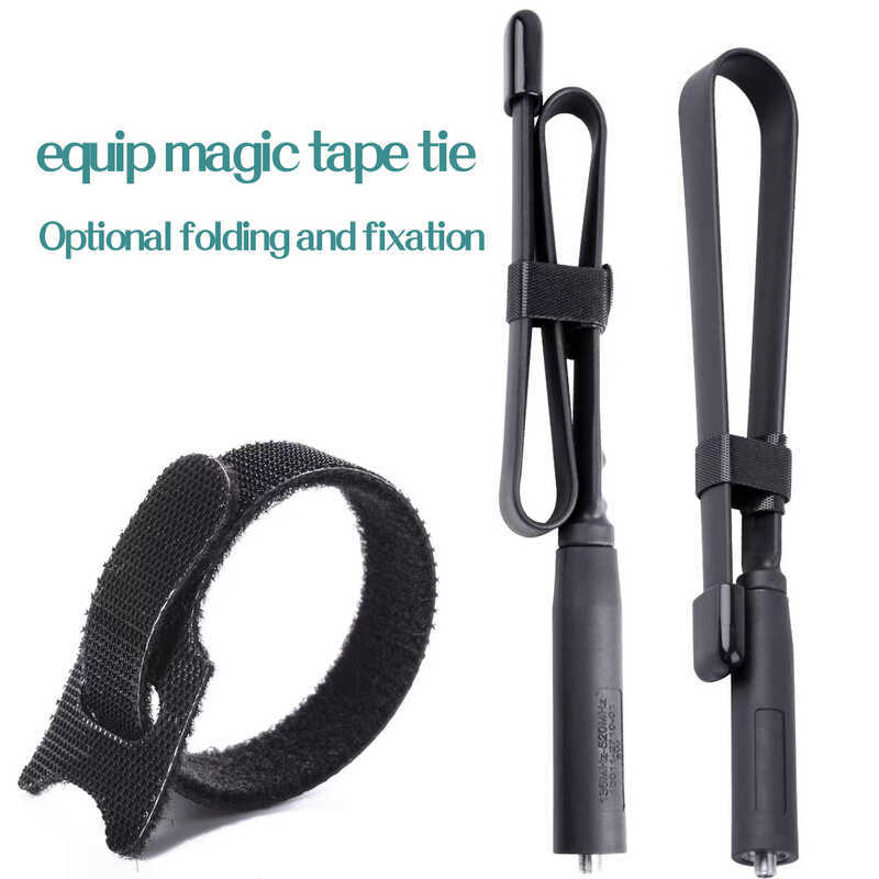 ▥ For Baofeng Uv-5R Uv-82 Uv-9R Uv-S9 Plus Walkie Talkie Cs  Foldable Antenna Sma-Femal
