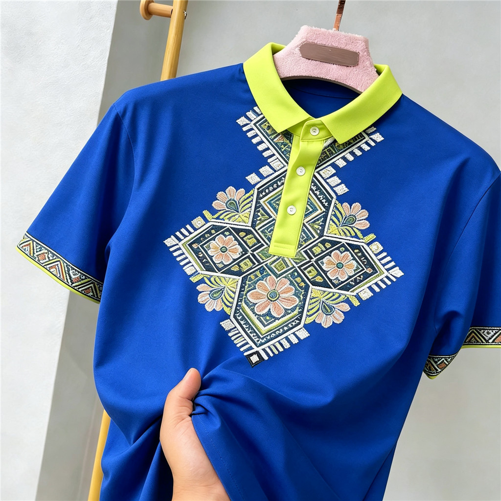 2026 Aidilfitri สบายและใช้งานได้จริงเสื้อโปโลสีล่าสุด Skim Vibrant Lime ทําให้ง่ายแบบดั้งเดิม Badick