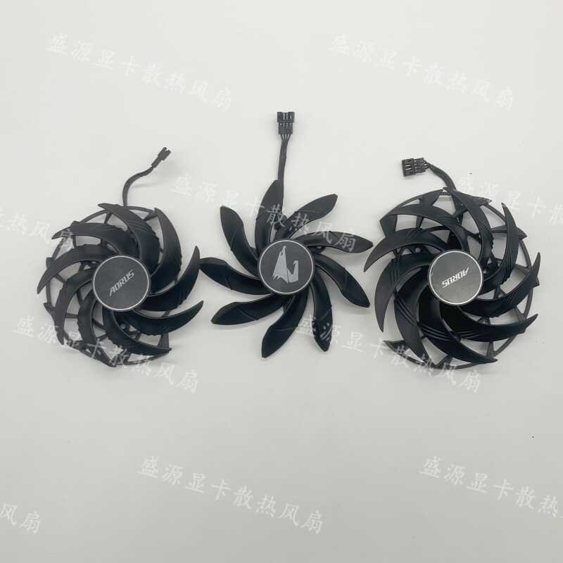 Gigabyte/AORUS RTX3080 3080TI 3090 RX6800XT พัดลมการ์ดกราฟิกต้นฉบับแกะสลักสุด ๆ