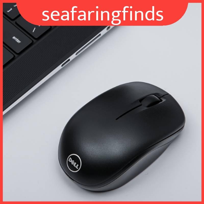 เมาส์ Dell Wm126 ไร้สายเหมาะสําหรับการประหยัดพลังงานสีดําที่รองรับสํานักงาน
