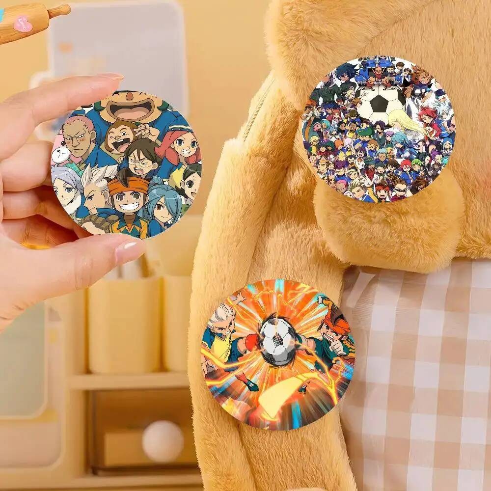 เข็มกลัด anime Inazuma Eleven แบบเลเซอร์ สำหรับเสื้อผ้าและกระเป๋าเป้