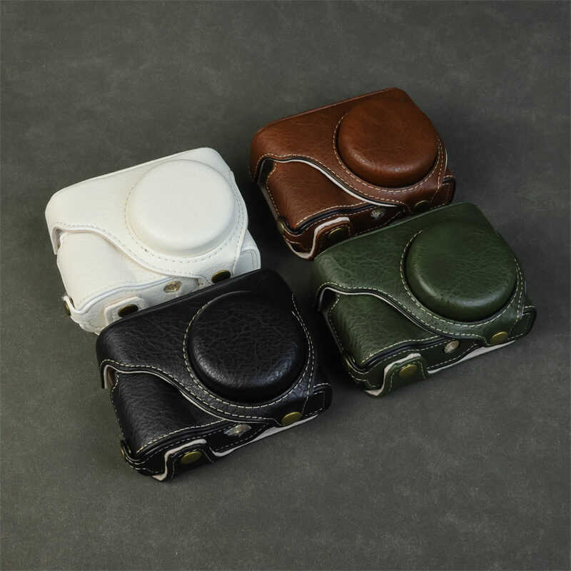 เหมาะสําหรับ Panasic Panasic ZS99 กระเป๋ากล้องหนัง tz99 ป้องกันกรณีฐานเปิด Hole Case chenK2