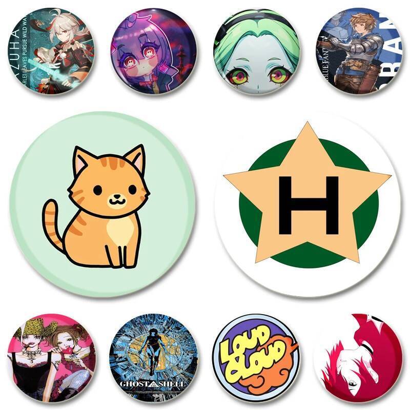 อะนิเมะรูปเข็มกลัด Kazuha Nana Yayoi Hozuki Alucard Hellsing Badge การ์ตูนน่ารักเคลือบ Pins สําหรับก