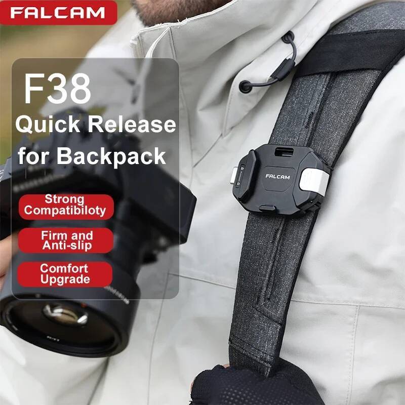 Falcam F38 Universal Quick Release Kit สําหรับกล้อง DSLR กระเป๋าเป้สะพายหลังคลิป V2 อุปกรณ์ถ่ายภาพกล