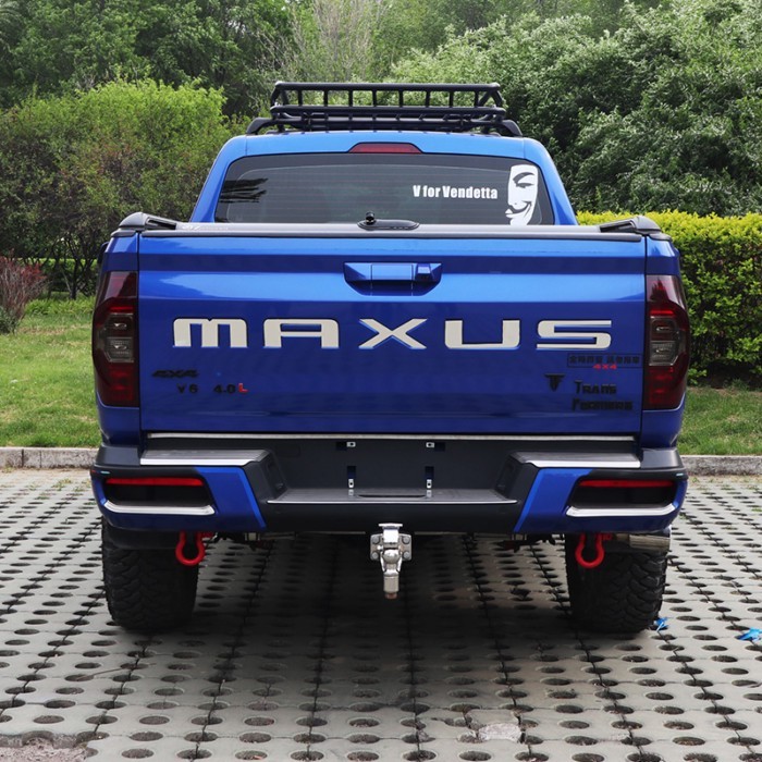 Stainless Steel Rear Trunk Tailgate MAXUS Letter Logo Sticker Trim for SAIC MAXUS LDV T60 T70 Acces