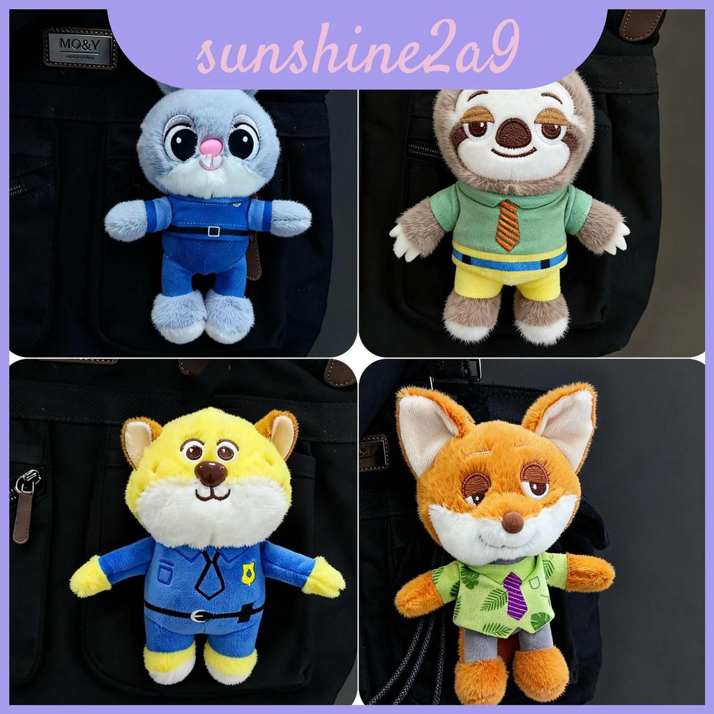 Zootopia น่ารัก Judy Nick Sloth และ Benjamin พวงกุญแจตุ๊กตาสําหรับเด็กและนักสะสม