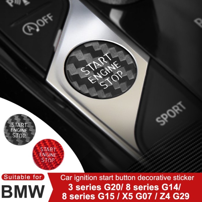 For BMW 3 8 series G20 G14 G15 X5 G07 Z4 G29 Car Ignition Start Button Decorative Sticker Interior