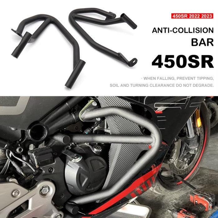 For CFMOTO 450 SR 450SR 450sr 2022 2023 Motorcycle Accessories Anti-collision Bar Bumper Frame Prot