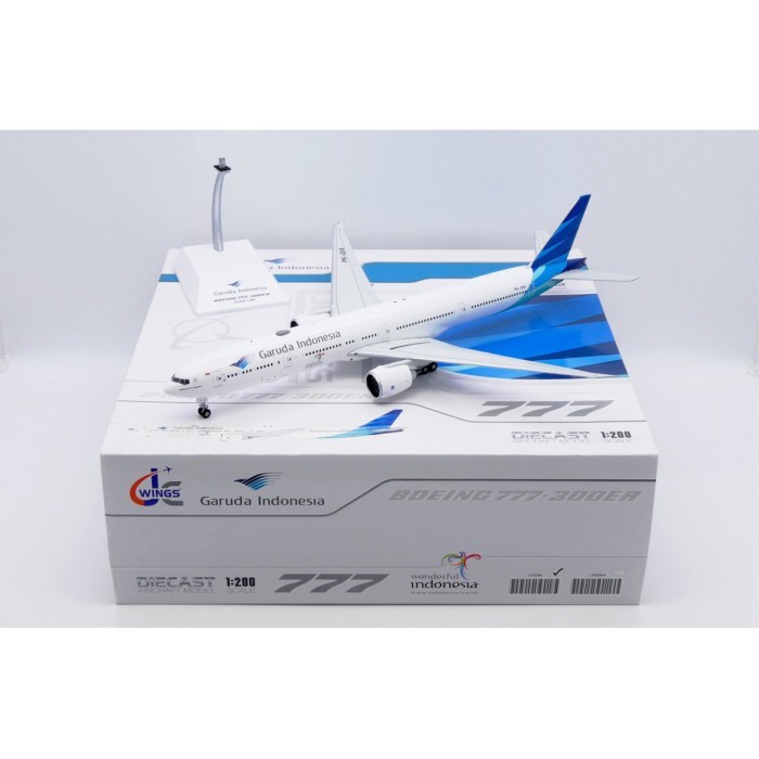 พร้อมสต็อก JC Wings 1: 200 อินโดนีเซีย Eagle Airlines B777-300ER PK-GIA รุ่น Limited Edition รถรุ่น