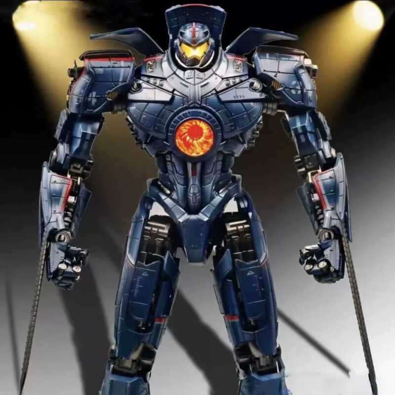 & Pacific Rim Alloy Luminous Gipsy Avenger Jaeger Model Action Figure Collectible Toy