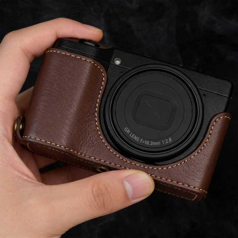 H Half Ricoh GRIII Gr3, PU Leather Protective Cover For Gr3x, Base Skin Case Camera Accessories