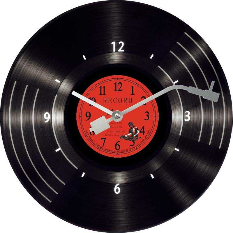 Retro Nostalgic Vinyl Record Wall Clock cd Record Wall Clock Silent Movement Wall Clock