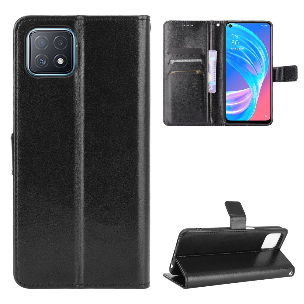 กระเป๋าสตางค์หนังสําหรับ OPPO A72 A73 A74 A75 A76 A77 A78 A79 A80 5G Flip Card Slot เคสโทรศัพท์ฝาครอ