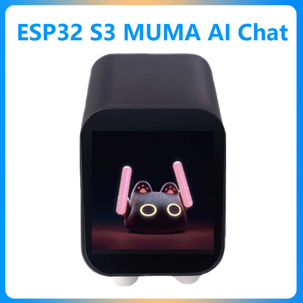 ESP32 S3 MUMA AI Chat บอร์ดพัฒนาหุ่นยนต์พร้อมหน้าจอแสดงผล LCD 1.54 นิ้ว WIFI & BT5 พอร์ต Type-c N16R