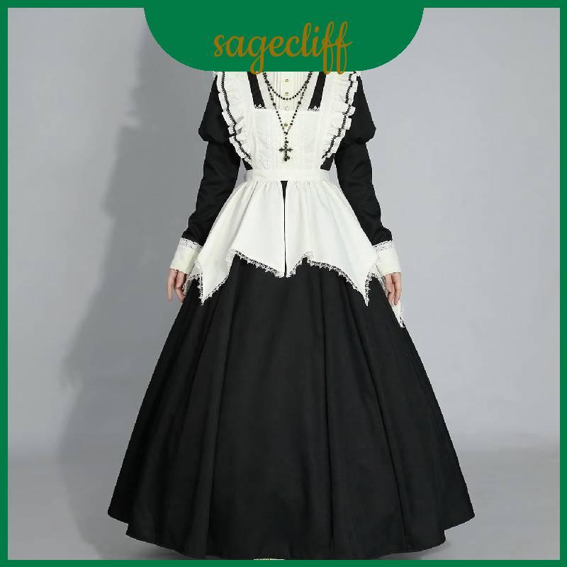 Lolita Gothic ชุดแขนฟองสําหรับคอสเพลย์และเหตุการณ์อะนิเมะ