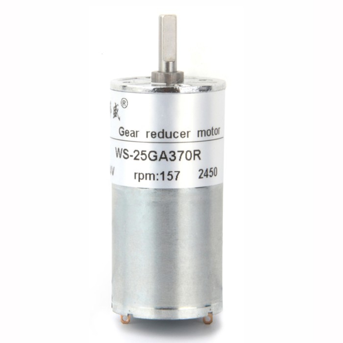 WS-25GA370R DC gear motor 12V forward and reverse speed regulating motor 24V micro gear reduction m