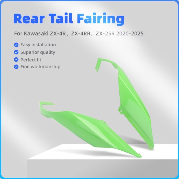 For Kawasaki ZX-4R ZX4R ZX-4RR ZX4RR ZX-25R ZX25R 2020-2025 Motorcycle Rear Tail Wing Rear Spoiler