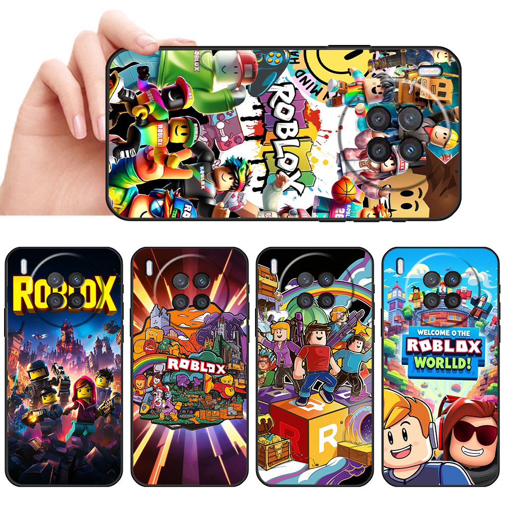 เคสโทรศัพท์สีดําแบบนุ่มสําหรับ Huawei Nova 8i Y9A 50 Lite SX43 ROBLOX ปลอก Anti fall ฝาครอบป้องกัน