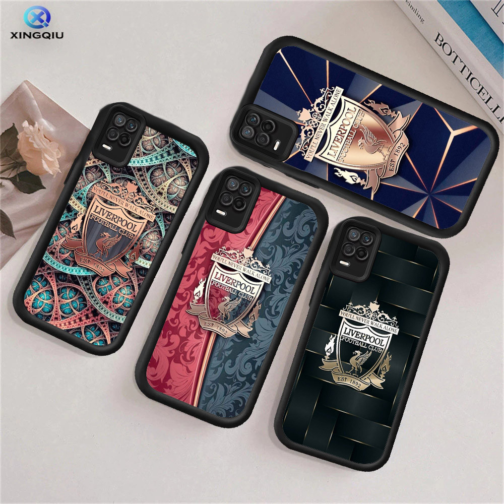 RK53 L-liverpool ฟุตบอล fc Hp ชุบปลอกสําหรับ Realme Reno A77s A96 F21S 9i A76 7 A3 A57s 8Z F21 A3X C