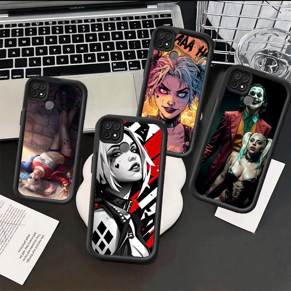 RK43 Harley Quinn Hp ชุบปลอกสําหรับ OPPO Reno ค้นหา Narzo 20A A31 A91 N53 A74 4 X3 5i 6 6i N63 10 10