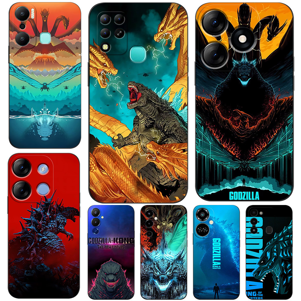 สําหรับ TECNO POVA NEO 2 NEO 5G LE6J 4 PRO LG8N ฝาครอบโทรศัพท์ Godzilla King Of the Monsters