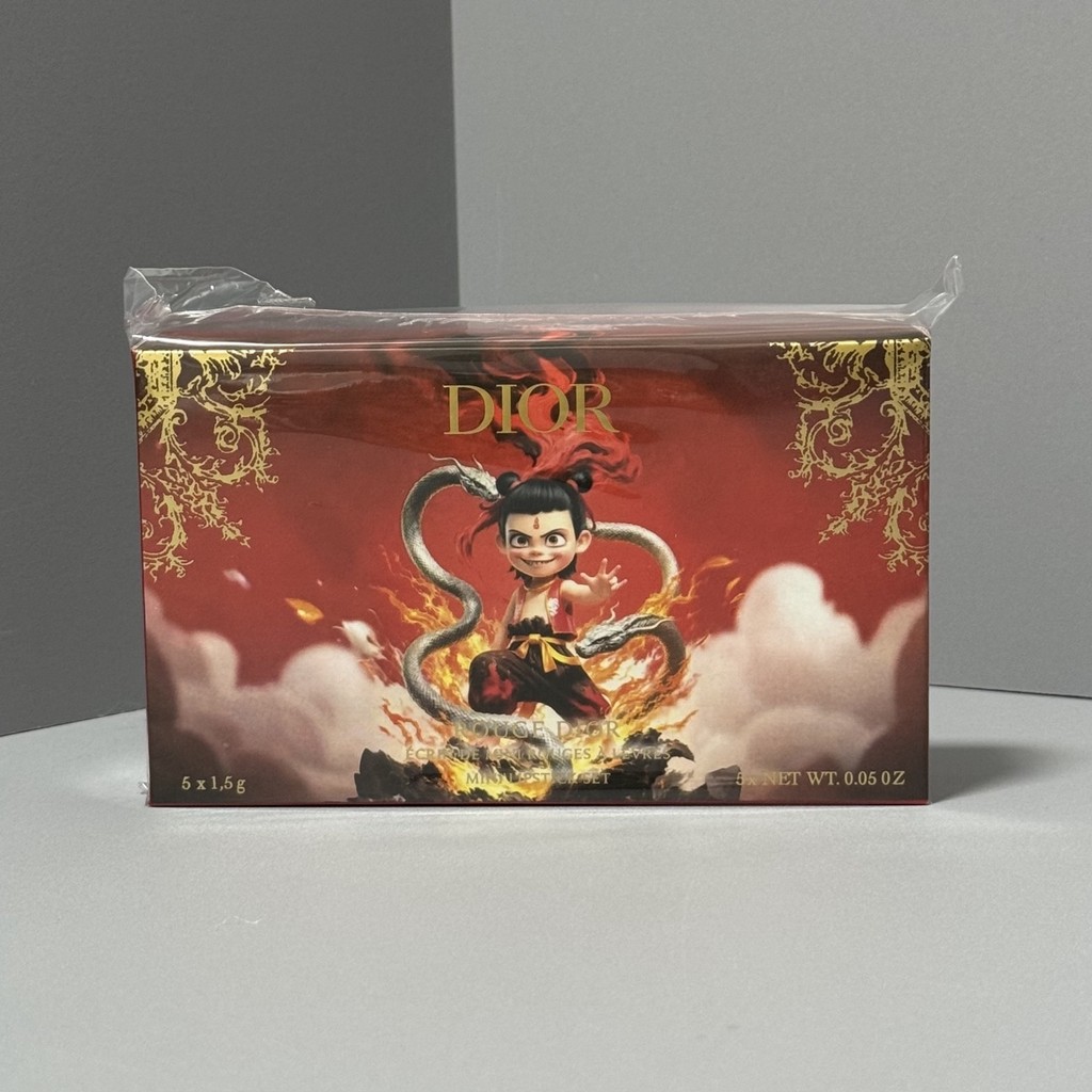 Hot Style Elegant P70 สาว ชุดห้าชิ้นตัวอย่างลิปสติกบลูโกลด์❗5b02 ถุงของขวัญการเข้ารหัส❗ตัวอย่างลิปสต