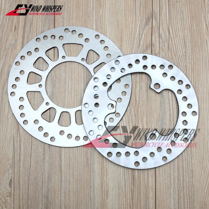 220/203mm Front Rear Brake Rotor Disc For Yamaha XT 225 WE (4JG5/6) Serrow 1997-1998 XG 250 Tricker