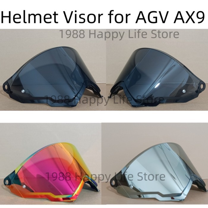 Helmet Visor for AGV AX9 Motorcycle Replacement Lens Helmet Glasses Glass Lens Shield Windshield Vi