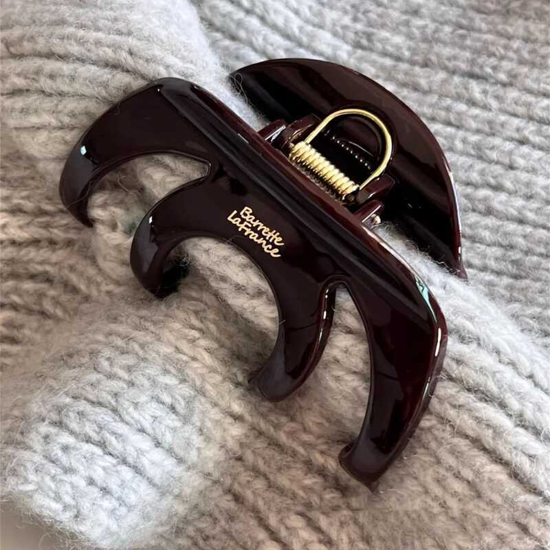 High-End Coil Hair Back Head Shark Clip หญิง