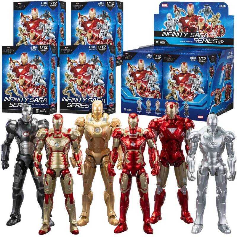 Saga Avengers Iron Man Mk21 Mk42 Mk2 Mk6 Mk43 War Machine‌ Action Figure Model Toys Desk Ornament‌