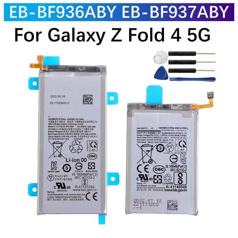 แบตเตอรี่ Eb-Bf936aby Eb-Bf937aby สำหรับ Galaxy Z Fold 4 5G F936 F937 + เครื่องมือฟรี