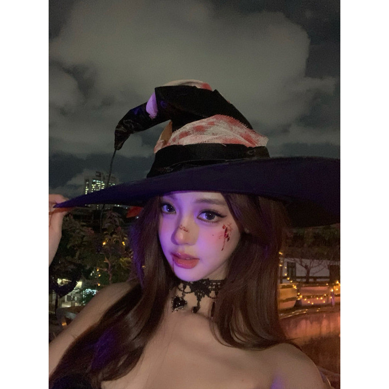 & Sexy Gothic Halloween Witch Hat