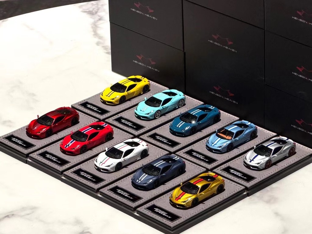 HH Model 1:64 Ferrari 458 Speciale Resin Limited Edition Car Model Collection